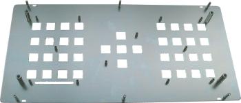 keyboard backing plate with bushes